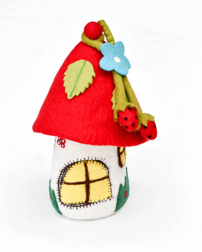 Fairies and Gnomes House - Red Roof