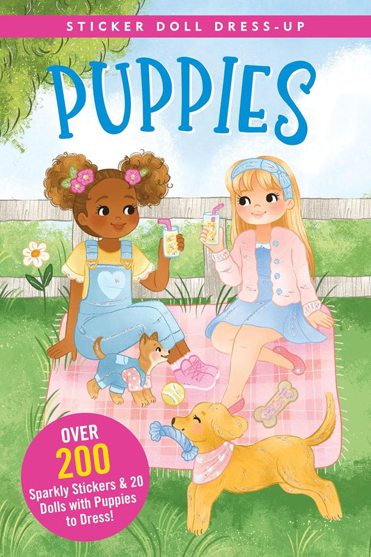 Sticker Doll Dress-Up - Puppies