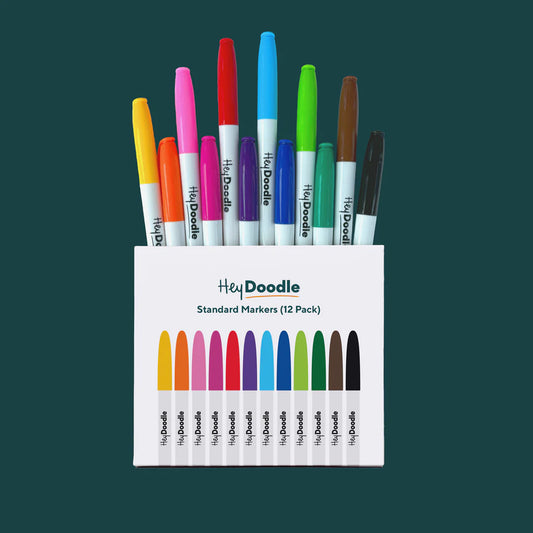 Hey Doodle Standard Markers 12 pack