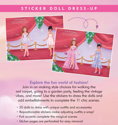 Sticker Doll Dress-Up - Fashion