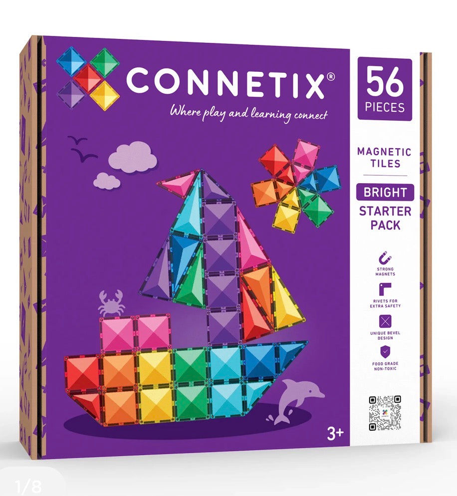 Connetix Bright Starter Pack 56 pc