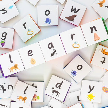 Magnetic Tile Topper - Alphabet Lower Case