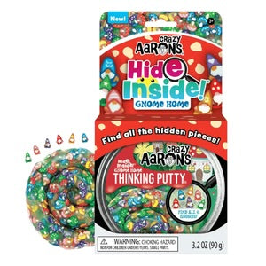 Crazy Aaron's Hide Inside! Gnome Home Thinking Putty