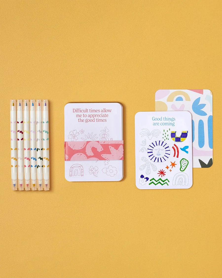COLOUR YOUR OWN AFFIRMATION CARDS