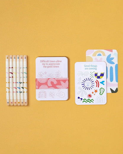 COLOUR YOUR OWN AFFIRMATION CARDS