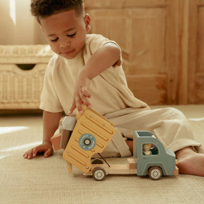 Little Dutch- Wooden Garbage Truck