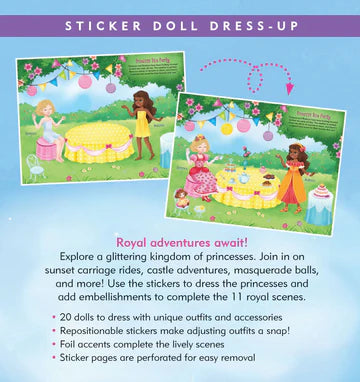 Sticker Doll Dress-Up - Princesses