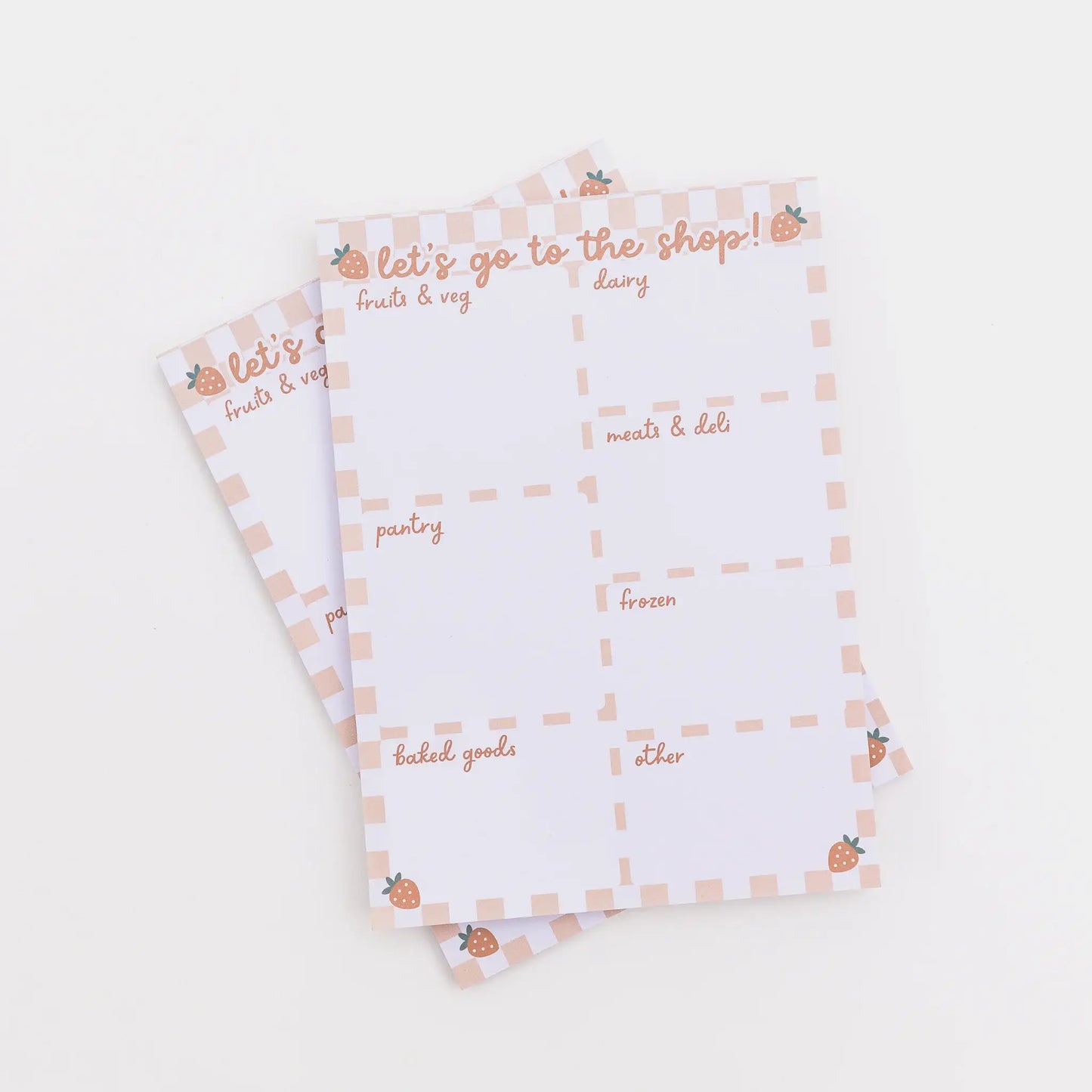 Grocery List Pretend Play Notepad