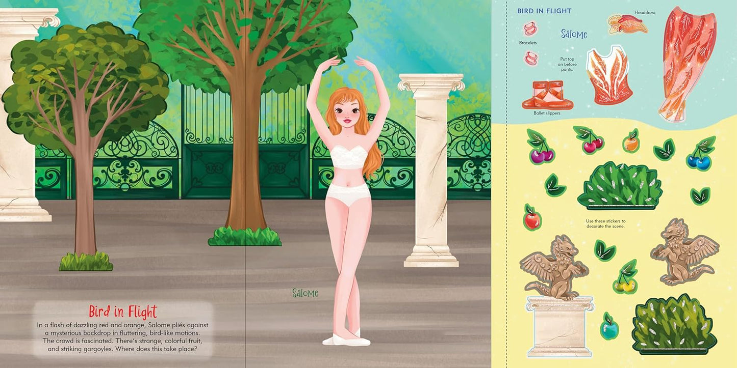 Sticker Doll Dress-Up - Ballet