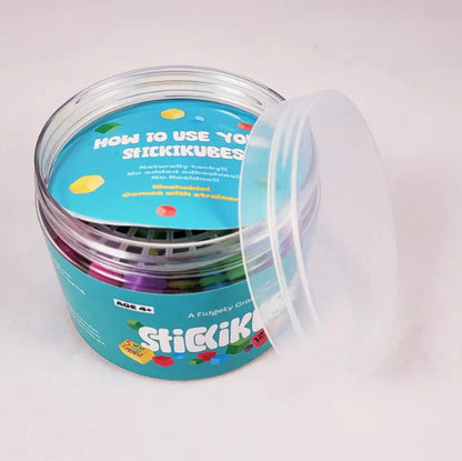 STICKIKUBES - NEON BRIGHTS TUB - 125PC