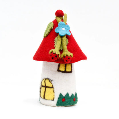 Fairies and Gnomes House - Red Roof