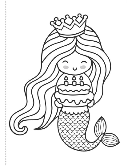 Mermaids Colouring Book