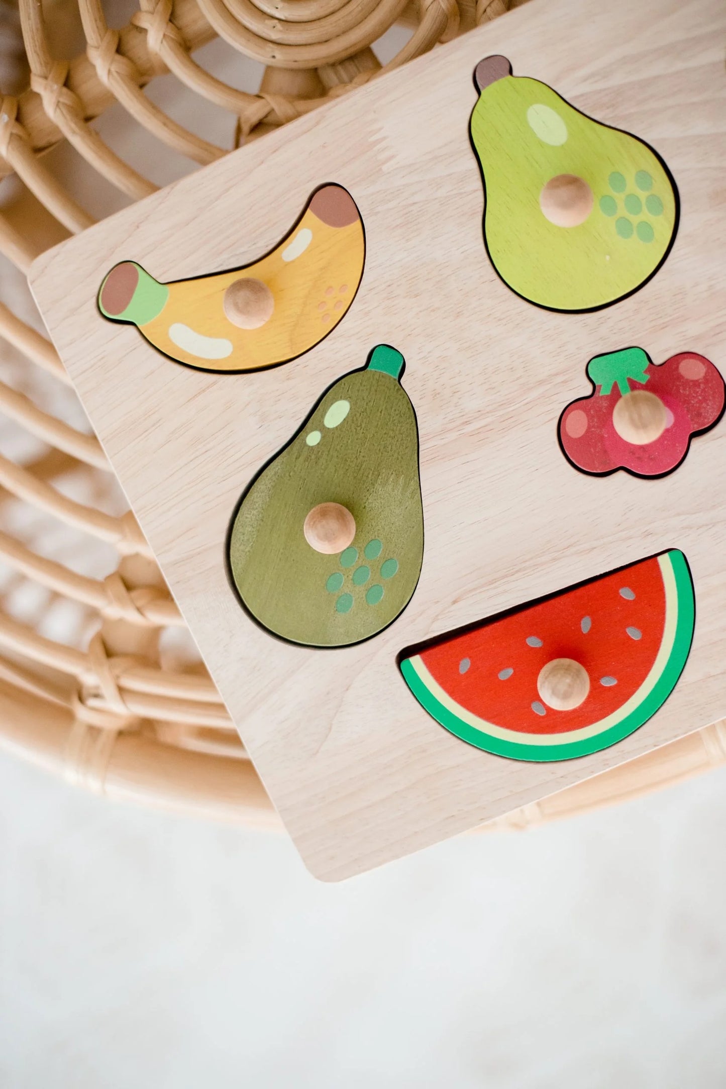 Fruit peg Puzzle