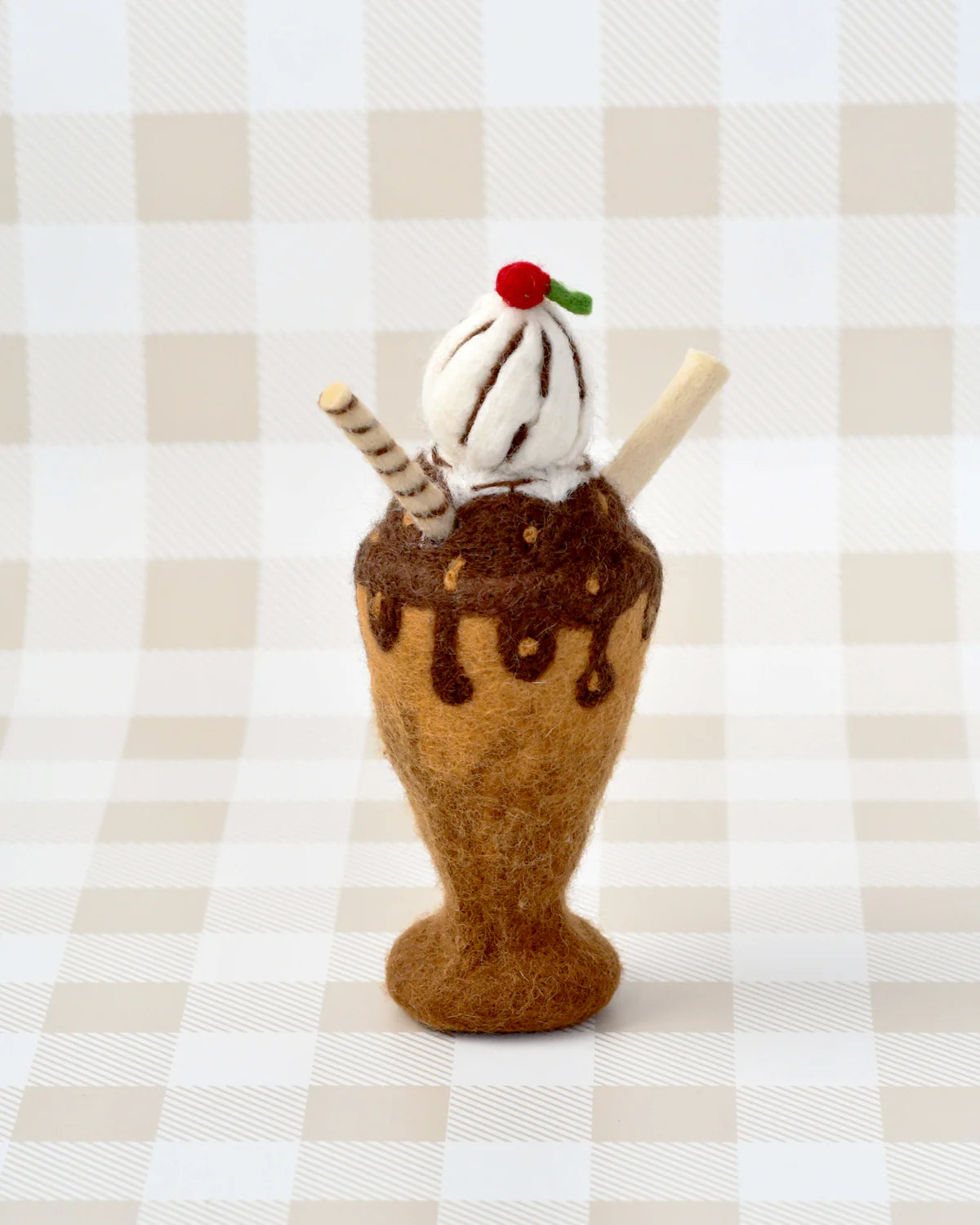 Felt Chocolate Sundae Milkshake