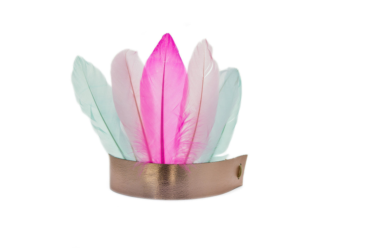 Make your own Feather Crown Kit - various colours