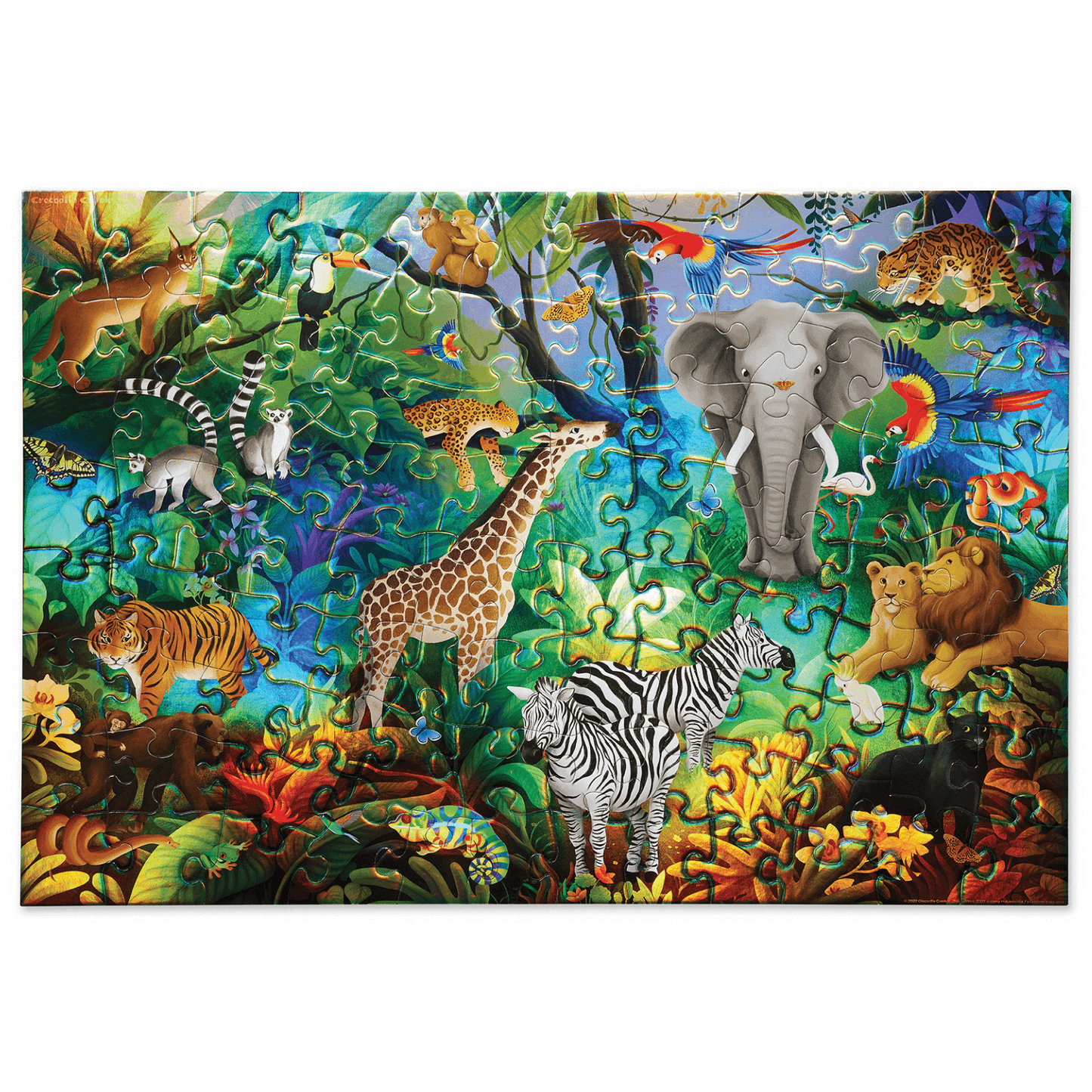 Holographic Puzzle 100 pc - Jungle Paradise