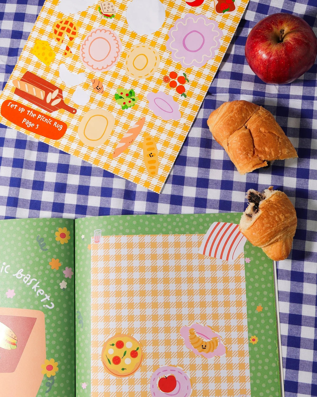 KIDS STICKER BOOK - PICNIC