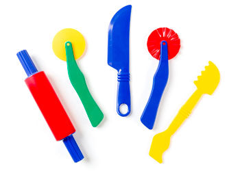 Playdough Accessories - Set of 5 tools