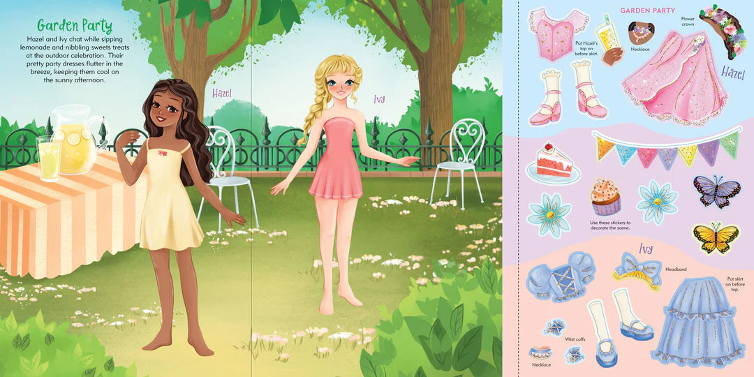 Sticker Doll Dress-Up - Fashion