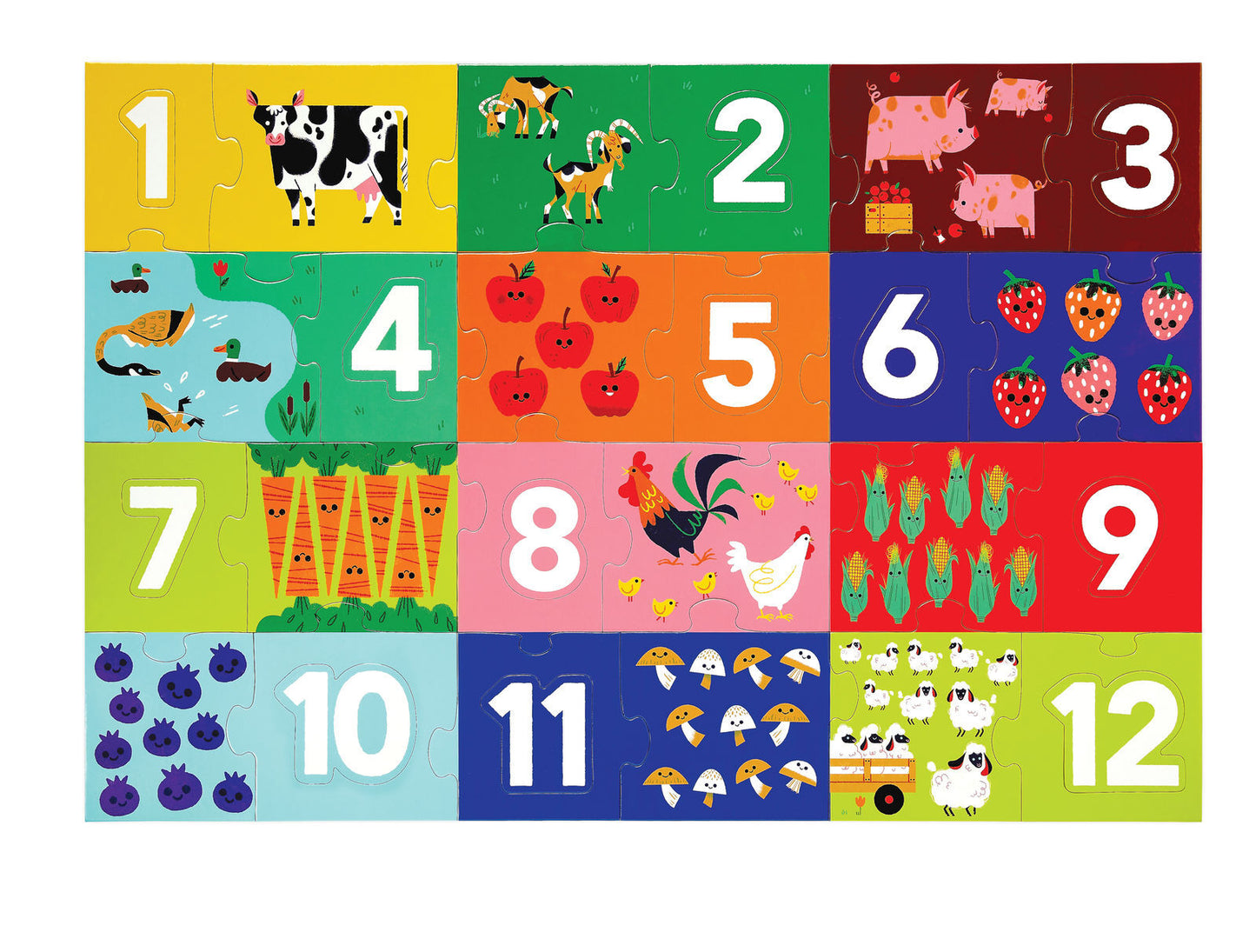 Let’s Learn Puzzle 36pc - Barnyard 123