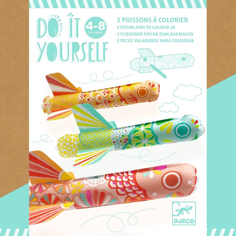 Do It Yourself Koinobori Flying Fish