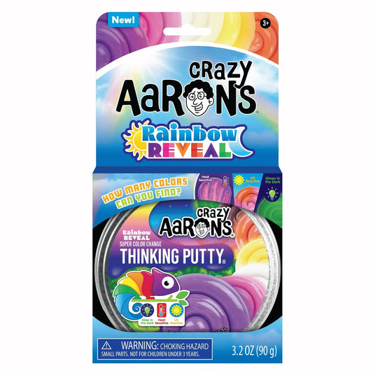 Crazy Aaron's Rainbow Reveal Thinking Putty