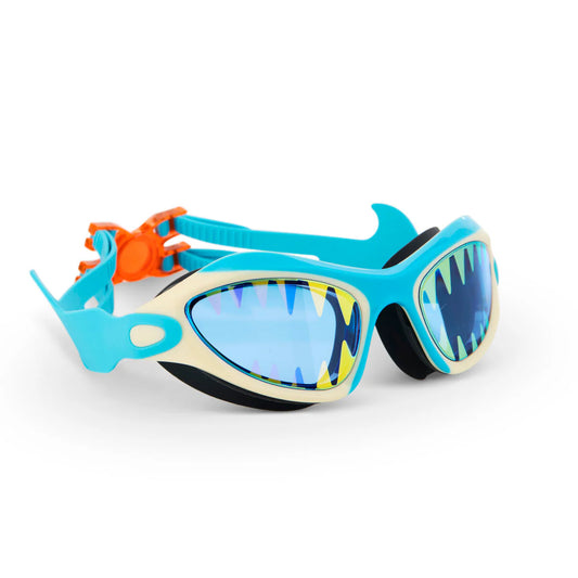 Bling2o Megamouth - Shark Tooth White Swimming Goggles