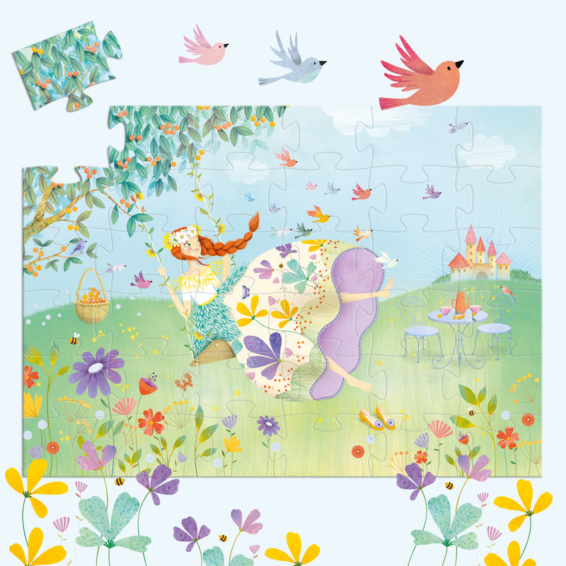 The Princess of Spring 26 Piece Silhouette Puzzle