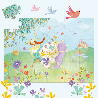 The Princess of Spring 26 Piece Silhouette Puzzle