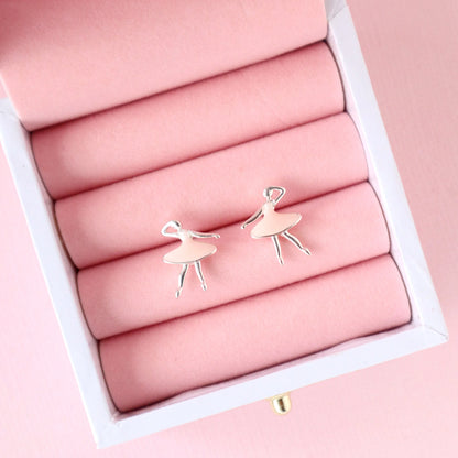 Ballerina Earrings in Ballerina Box