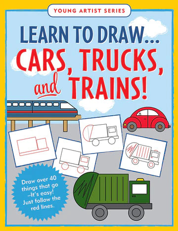 Learn to Draw - Cars, Trucks, and Trains