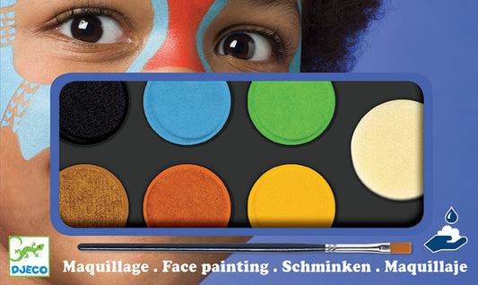 Face / Body Paint - Nature Body Art Palette 6 colours