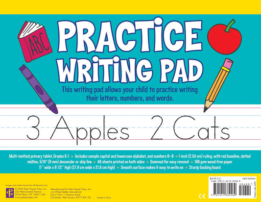 Practice Writing Pad