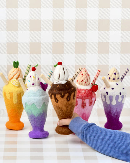 Felt Mermaid Sundae Milkshake