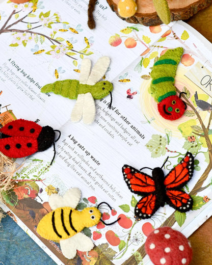 INSECTS AND BUGS - FINGER PUPPET SET