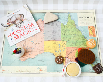 Felt "Possum Magic" Australian Play Food Set