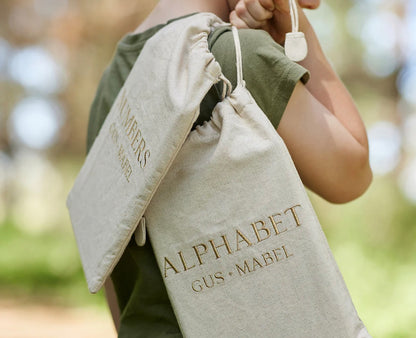 GUS + MABEL - Alphabet + Number Flashcards