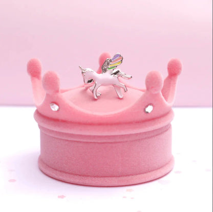 Celestial Unicorn Ring in Velvet Box