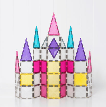 56pc Glitter Unicorn Pack - Connetix Tiles