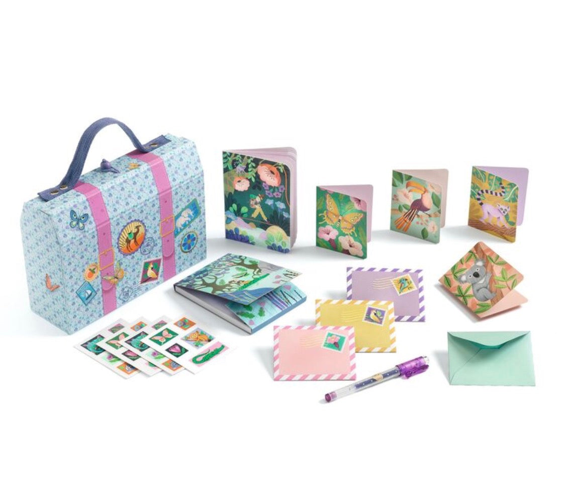 Tinou Stationery Case Garden Themed