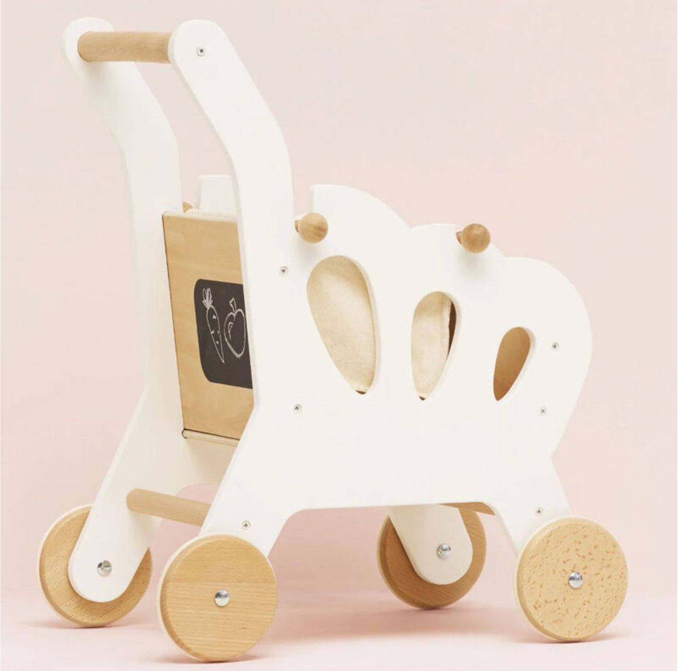 Wooden Shopping Trolley & Bag (Local pick up only)