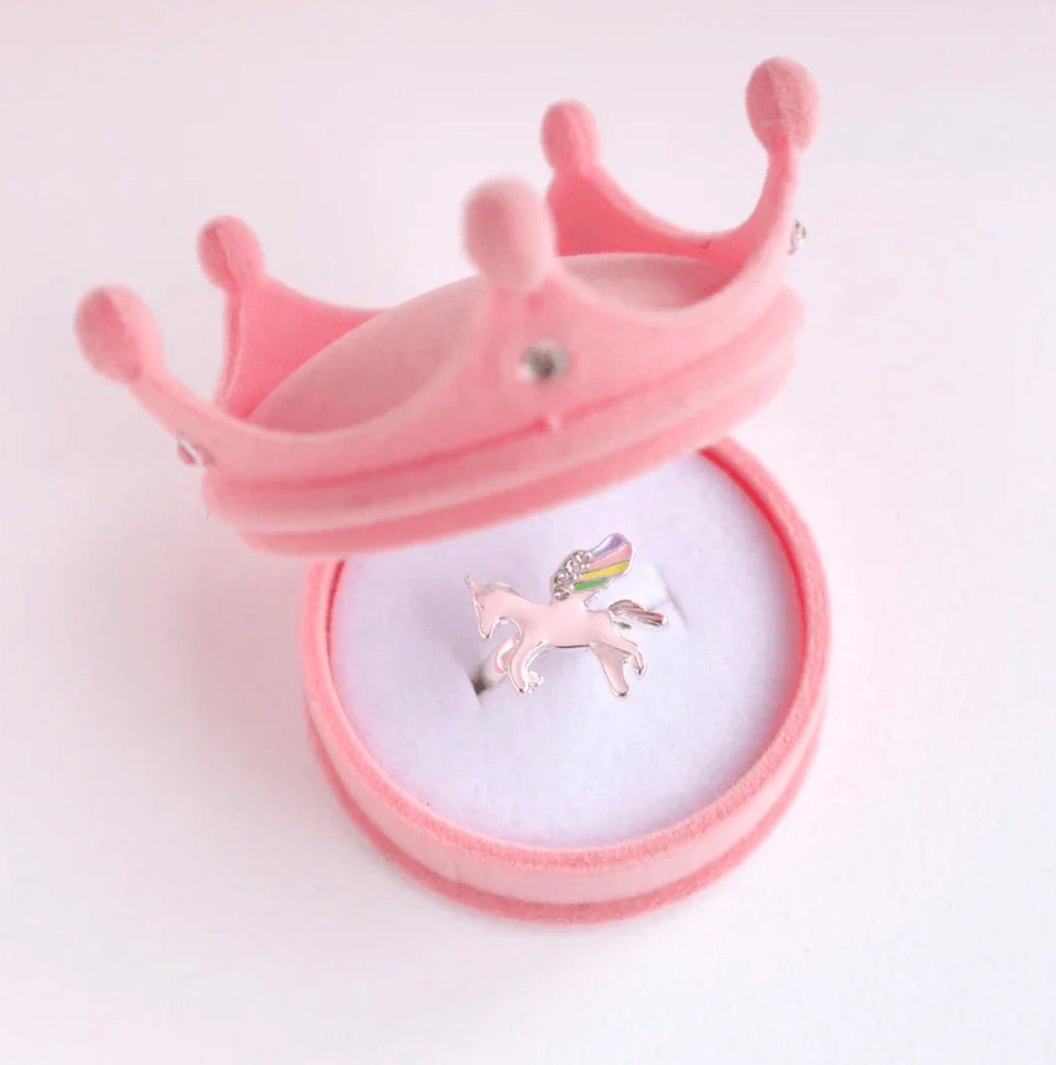 Celestial Unicorn Ring in Velvet Box