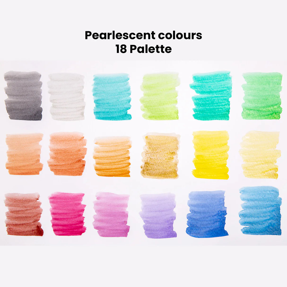 ZART Primecolours- Pearlescent Watercolour Paints