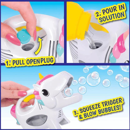 MAXX Bubbles Handheld Unicorn Bubbler
