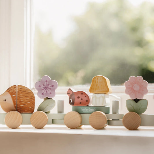 Fairy Garden Stacking Train Hedgehog