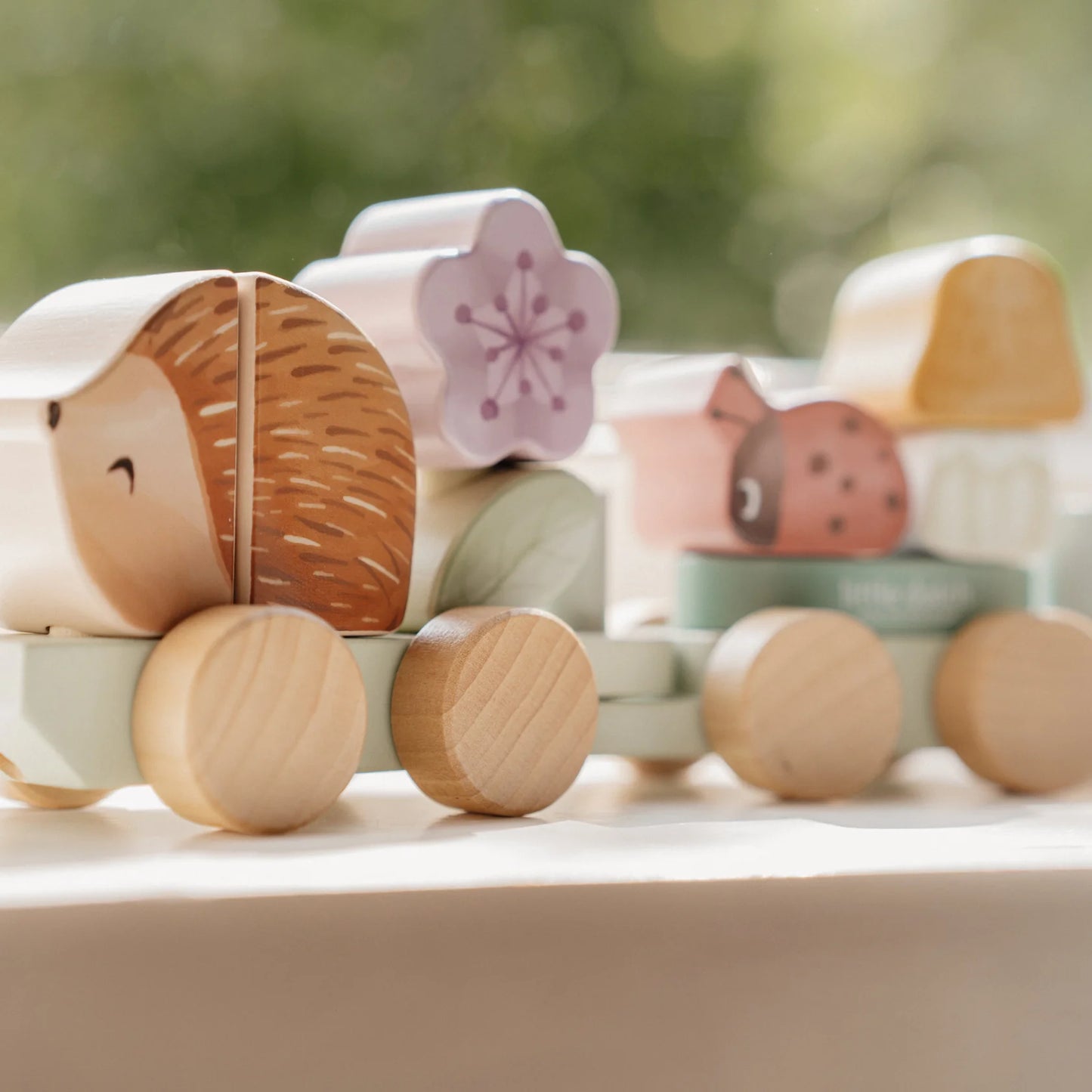 Fairy Garden Stacking Train Hedgehog