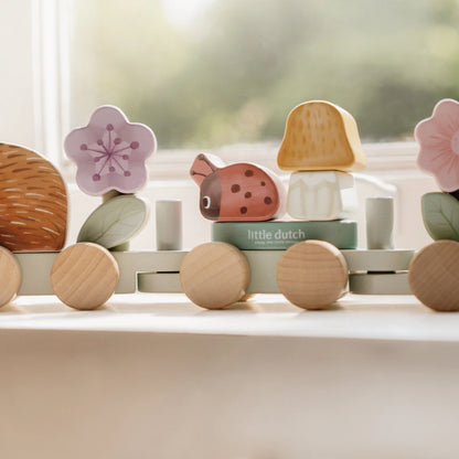 Fairy Garden Stacking Train Hedgehog