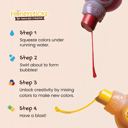 Honeysticks Colour Mixing Bubble Bath