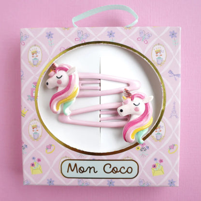 Unicorn Shimmer Clip Set