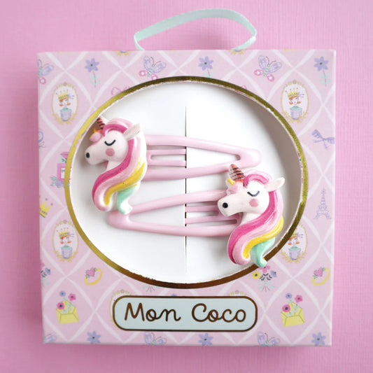 Unicorn Shimmer Clip Set